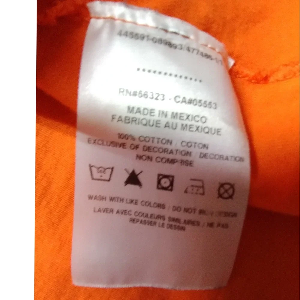 Jordan Air Flight Club Graphic Tee Orange Jumpman Basketball T-Shirt Mens‎ Large